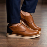 ZAPATOS CASUALES STYLO HOMBRE 30-02 SIMIPIEL CAFÉ