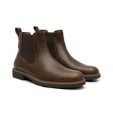 BOTINES CABALLERO FLEXI 402518 PIEL CAFÉ