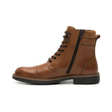 BOTINES CABALLERO FLEXI 402516 PIEL CAFÉ