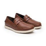 MOCASINES FLEXI HOMBRE 403612 PIEL CAFÉ - Cafe / 25.5