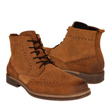 BOTINES CASUALES FLEXI HOMBRE 404612 GAMUZA CAFÉ