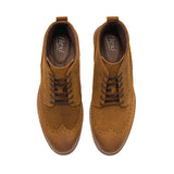 BOTINES CASUALES FLEXI HOMBRE 404612 GAMUZA CAFÉ