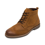 BOTINES CASUALES FLEXI HOMBRE 404612 GAMUZA CAFÉ