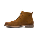 BOTINES CASUALES FLEXI HOMBRE 404612 GAMUZA CAFÉ