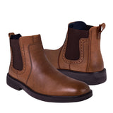 BOTINES CABALLERO FLEXI 412303 PIEL CAFÉ