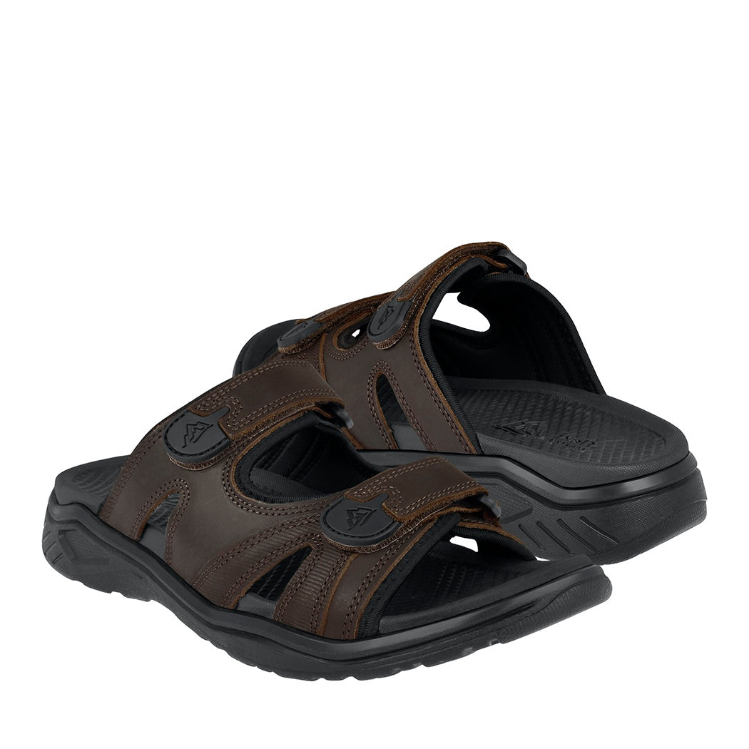 HUARACHES HOMBRE FLEXI 411003 PIEL CAFÉ Cafe 25 - Main Image