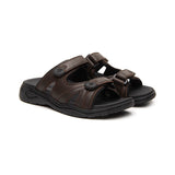 HUARACHES HOMBRE FLEXI 411003 PIEL CAFÉ
