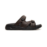 HUARACHES HOMBRE FLEXI 411003 PIEL CAFÉ