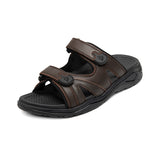 HUARACHES HOMBRE FLEXI 411003 PIEL CAFÉ
