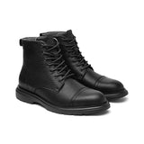 BOTINES FLEXI HOMBRE 418508 PIEL NEGRO