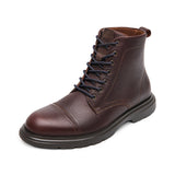 BOTINES FLEXI HOMBRE 418508 PIEL CAFÉ