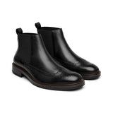 BOTINES FLEXI HOMBRE 400118 PIEL NEGRO
