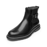 BOTINES FLEXI HOMBRE 421702 PIEL NEGRO