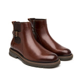 BOTINES FLEXI HOMBRE 421702 PIEL CAFÉ