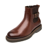 BOTINES FLEXI HOMBRE 421702 PIEL CAFÉ