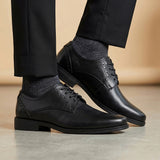 ZAPATOS STYLO HOMBRE 8161 SIMIPIEL NEGRO