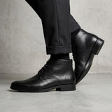 BOTINES STYLO HOMBRE 8169 SIMIPIEL NEGRO