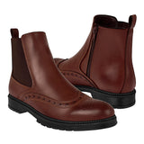 BOTINES STYLO HOMBRE 951 SIMIPIEL CAFÉ