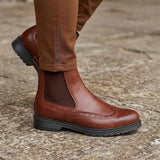 BOTINES STYLO HOMBRE 951 SIMIPIEL CAFÉ