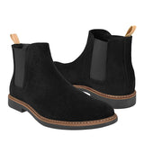 BOTINES TRIPLES HOMBRE 35800 GAMUZA NEGRO
