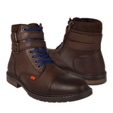 BOTINES TRIPLES HOMBRE 33906 PIEL CAFÉ