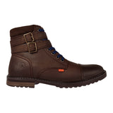 BOTINES TRIPLES HOMBRE 33906 PIEL CAFÉ