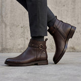 BOTINES STYLO HOMBRE 7869 SIMIPIEL CAFÉ