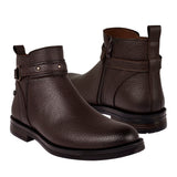BOTINES STYLO HOMBRE 7869 SIMIPIEL CAFÉ