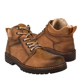 BOTINES STYLO HOMBRE 7863 SIMIPIEL CAFÉ