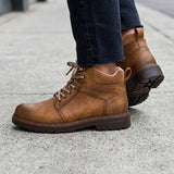 BOTINES STYLO HOMBRE 7863 SIMIPIEL CAFÉ