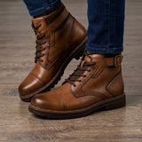 Botines Stylo para hombre, color simipiel cafe, corrida 25-29