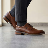 ZAPATOS STYLO HOMBRE 488 PIEL CAFÉ