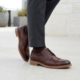 ZAPATOS STYLO HOMBRE 2679-2 PIEL CAFÉ