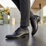 ZAPATOS STYLO HOMBRE 4662-2PG PIEL NEGRO