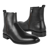 BOTINES STYLO HOMBRE 7503-1 PIEL NEGRO