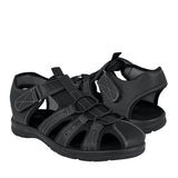 HUARACHES CABALLERO FUROR 26102 SIMIPIEL NEGRO