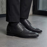 ZAPATOS SIENA HOMBRE 3032 SIMIPIEL NEGRO