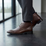BOTINES SIENA HOMBRE 3021 SIMIPIEL CAFÉ