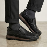 MOCASINES TORRENTE HOMBRE MACAO-MET SIMIPIEL NEGRO