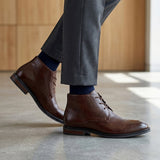 BOTINES CAPA DE OZONO HOMBRE 679401 SIMIPIEL CAFÉ