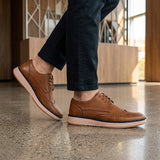ZAPATOS CAPA DE OZONO HOMBRE 687501 SIMIPIEL CAFÉ