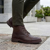 BOTINES HOMBRE MERANO 46140 PIEL CAFÉ
