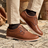 ZAPATOS CABALLERO STYLO 1000 SIMIPIEL CAFÉ