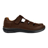 HUARACHES CABALLERO STYLO 200 PIEL CAFÉ