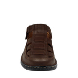 HUARACHES CABALLERO STYLO 200 PIEL CAFÉ