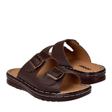 SANDALIAS STYLO HOMBRE 680 PIEL CAFÉ