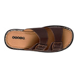 SANDALIAS STYLO HOMBRE 680 PIEL CAFÉ