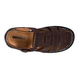 HUARACHES STYLO HOMBRE 630 PIEL CAFÉ