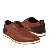 ZAPATOS CASUALES STYLO HOMBRE 2300 SIMIPIEL CAFÉ