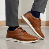 ZAPATOS CASUALES STYLO HOMBRE 407 SIMIPIEL CAFÉ